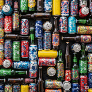 Sélection de sodas et bières